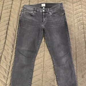 J. Crew 250 SKINNY Black faded Jeans